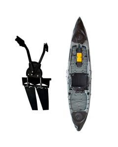 Pedal Flipper para caiaque Caiman 125 da Hidro2Eko