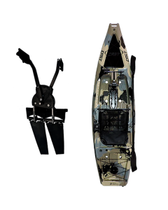 Pedal Flipper para caiaque Cast da Milha Náutica