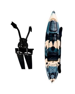 Pedal Flipper com barbatanas para caiaque Falcon da Lontras