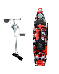 Pedal Akuã para caiaque Iron Milha Náutica