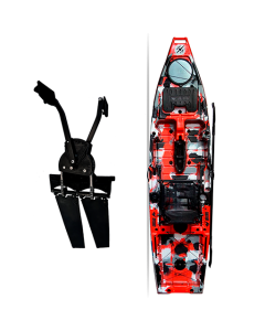 Pedal Flipper para caiaque Iron da Milha Náutica