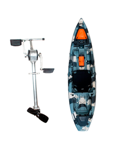 Pedal Akuã para caiaque Mako 110 da Hidro2Eko