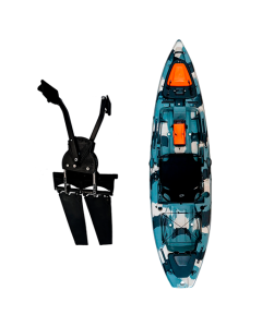 Pedal Flipper para caiaque Mako 110 da Hidro2Eko