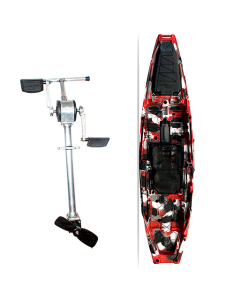 Pedal Akuã para caiaque Predador Milha Náutica