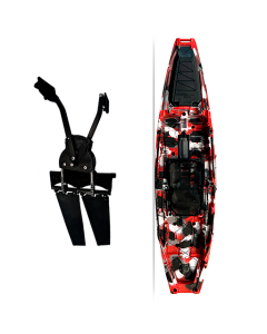 Pedal Flipper para caiaque Predador da Milha Náutica